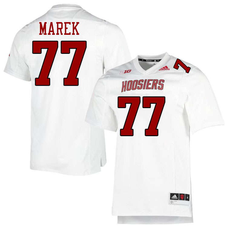 Matt Marek Indiana Jerssey,Indiana University Hooisers Football Jersey,Uniforms-Retro White